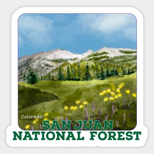 San Juan National Forest, Colorado Sticker